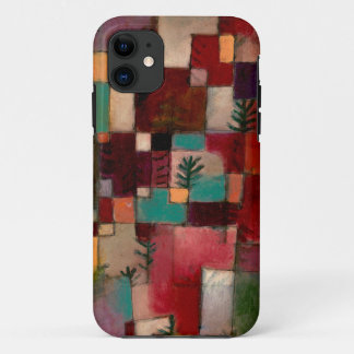 Capa Para iPhone 11 パウル・クレー （Paul Klee） 「レッドグリーンとヴィオレットイエローの鼓動」