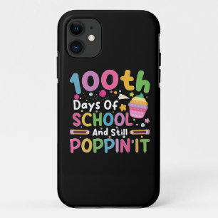 Capa Para iPhone 11 100 Dias De Escola E Ainda Poppin' Garota