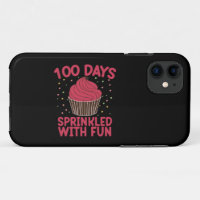 100 Dias Espalhados Com Diversão Cupcake Garota da