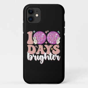 Capa Para iPhone 11 100 Dias Mais Brighter Disco Ball 100º Dia da Esco