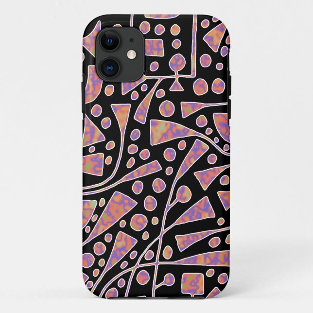 Capa Para iPhone 11 120112 v2 em preto (Verso)