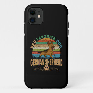 Capa Para iPhone 11 13 Pai de German shepherd favorito