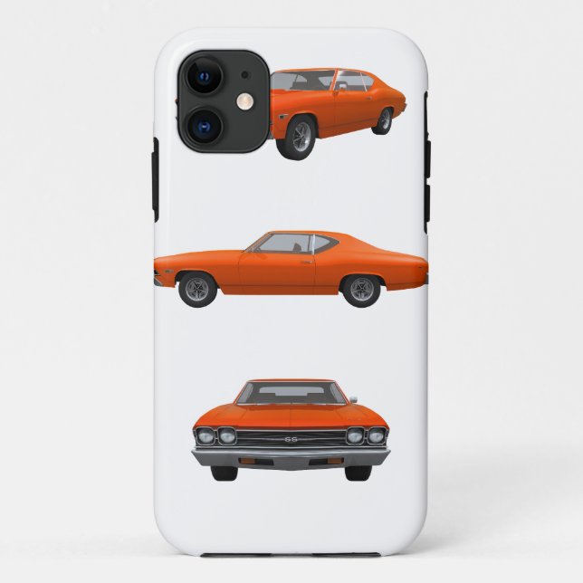Capa Para iPhone 11 1969 Chevelle SS: (Verso)