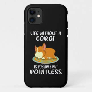 Capa Para iPhone 11 21 A Vida Sem Um Corgi É Possível Mas Inútil