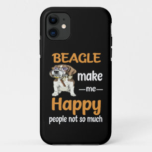 Capa Para iPhone 11 36 Beagle me faz feliz