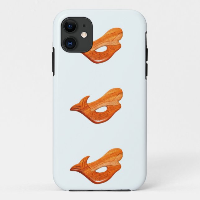 Capa Para iPhone 11 3 caso de sereia (Verso)