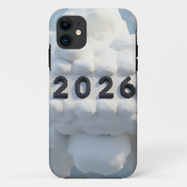 Capa Para iPhone 11  3D Number Design for New Year 2026