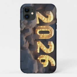 Capa Para iPhone 11  3D Number Design for New Year 2026