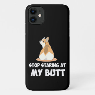 Capa Para iPhone 11 41 Pare de olhar para minha bunda