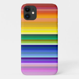 Capa Para iPhone 11 42 Stripes Espectro Arco-Íris