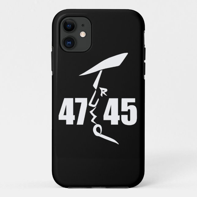 Capa Para iPhone 11 45 47 Trump (Verso)