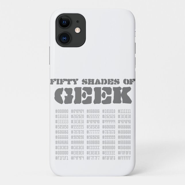 Capa Para iPhone 11 50 tons de Geek (Verso)