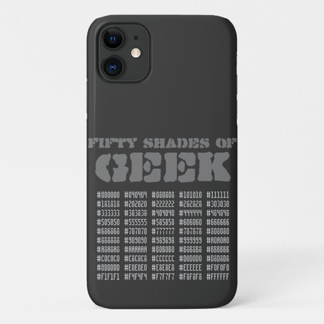 Capa Para iPhone 11 50 tons de Geek (Verso)
