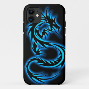 Capa Para iPhone 11 7 caixa azul do iPhone 5 do dragão da série dos