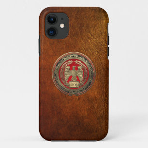 Capa Para iPhone 11 [800] Águia Imperial Romana Dourada