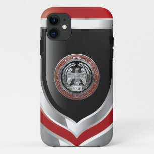 Capa Para iPhone 11 [800] Águia Imperial Romana Silver