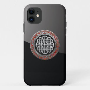 Capa Para iPhone 11 [800] Nó de Prata Celta Sagrado Cruz