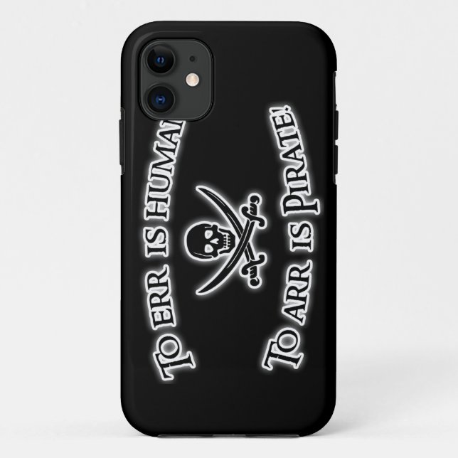Capa Para iPhone 11 A Arr é o pirata! (Verso)