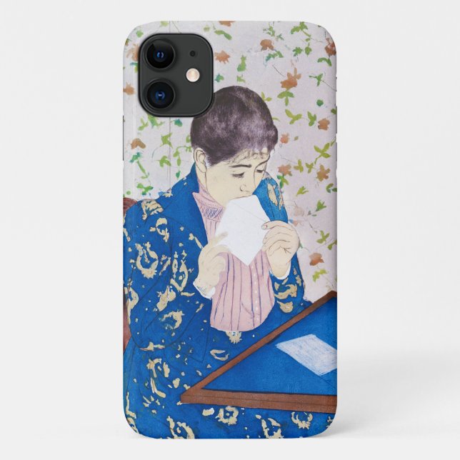 Capa Para iPhone 11 A Carta, Mary Cassatt (Verso)