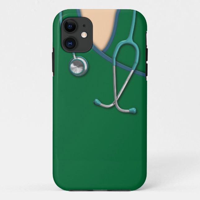 Capa Para iPhone 11 A cor feita sob encomenda médica esfrega (Verso)