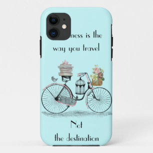 Capa Para iPhone 11 A felicidade é a maneira que você viaja iphone 5