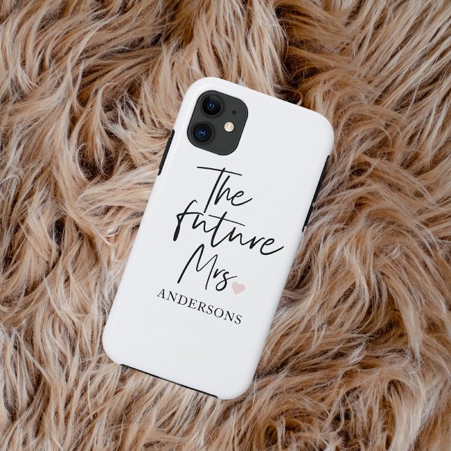 Capa Para iPhone 11 A Futura Sra e Seu Nome | Presente de Beleza Moder (Criador carregado)