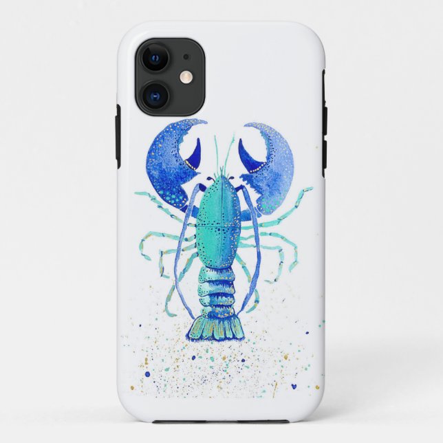 Capa Para iPhone 11 A lagosta de Netuno (Verso)