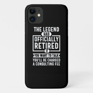 Capa Para iPhone 11 A lenda se aposentou oficialmente