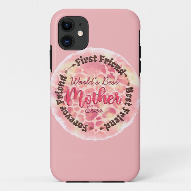 Capa Para iPhone 11 A melhor mãe do mundo (Verso)