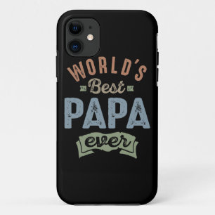 Capa Para iPhone 11 A melhor papá dos mundos