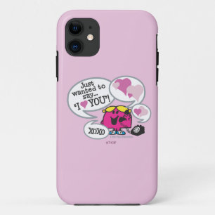Capa Para iPhone 11 A Menina Chatterbox Diz Que Te Amo