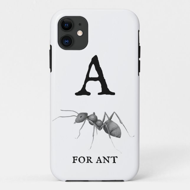 Capa Para iPhone 11 "A" para a Formiga (Verso)