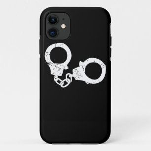 Capa Para iPhone 11 A polícia da polícia das algemas protege o saque