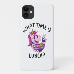 Capa Para iPhone 11 A que horas é o almoço