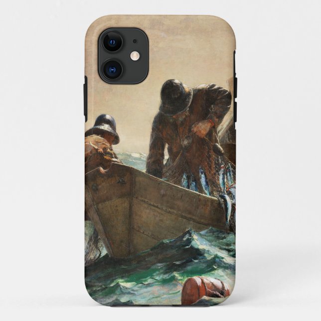 Capa Para iPhone 11 A Rede Herring de Winslow Homer. (Verso)