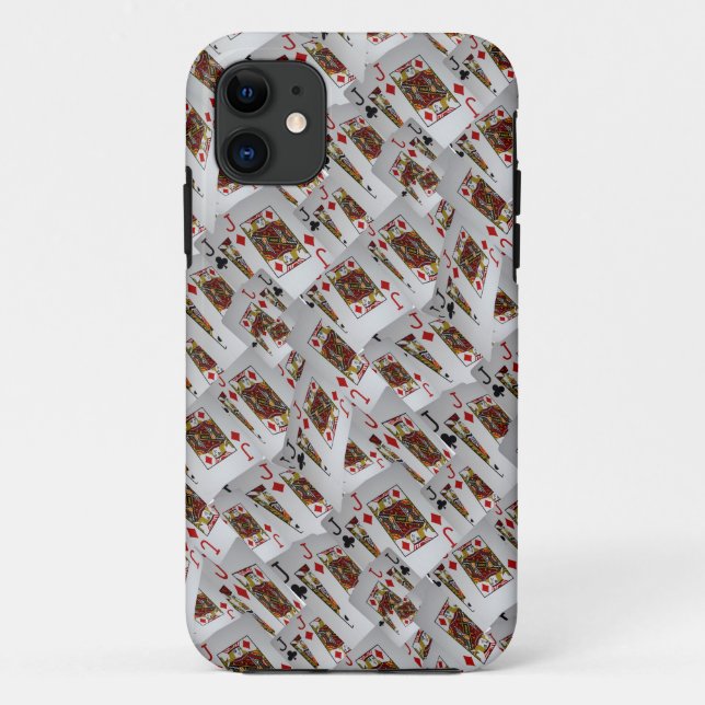 Capa Para iPhone 11 "A Selvagem de Jack: Uma Dispersão de Cartões Poke (Verso)