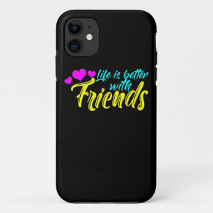 Capa Para iPhone 11 A Vida É Melhor Com Amigos