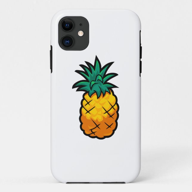 Capa Para iPhone 11 Abacaxi Fofo  (Verso)