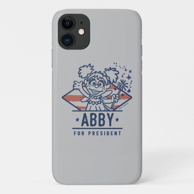 Capa Para iPhone 11 Abby Para Presidente (Verso)