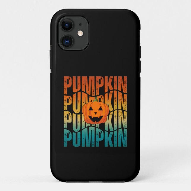 CAPA PARA iPhone 11 ABÓBORA DE HALLOWEEN (Verso)