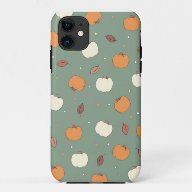 Capa Para iPhone 11 Abóbora de Outono (Verso)