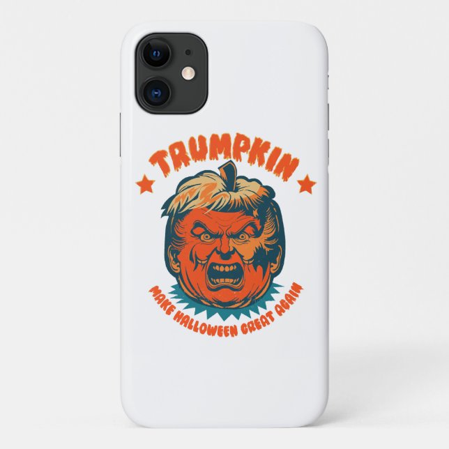 Capa Para iPhone 11 abobrinha torna o halloween ótimo novamente engraç (Verso)