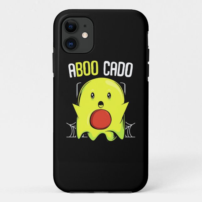 Capa Para iPhone 11 Aboocado Avocado Halloween (Verso)