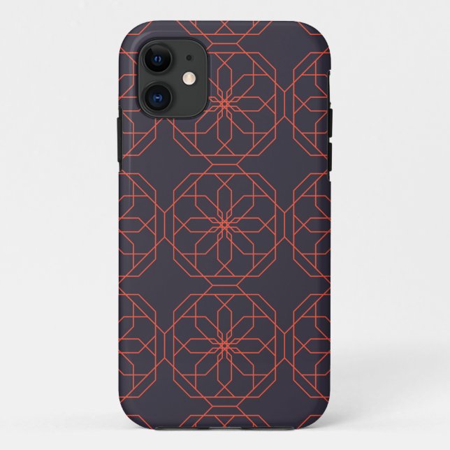Capa Para iPhone 11 Abstração geométrica simples, elegante e elegante (Verso)