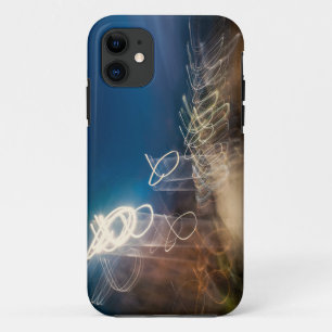 Capa Para iPhone 11 Abstract Intentional Camera Movement Night Light T