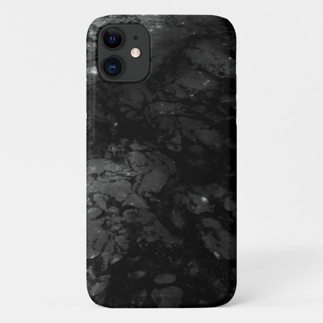 Capa Para iPhone 11 Abstract Midnight Ripples of Rio Vermelho (Verso)