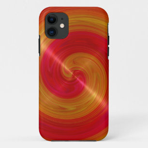 Capa Para iPhone 11 Abstrato de Arte de Espiral de Metal