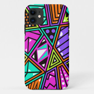 Capa Para iPhone 11 abstrato de neon