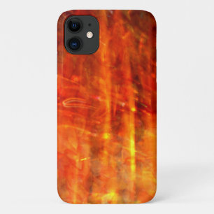 Capa Para iPhone 11 Abstrato de outono em laranja