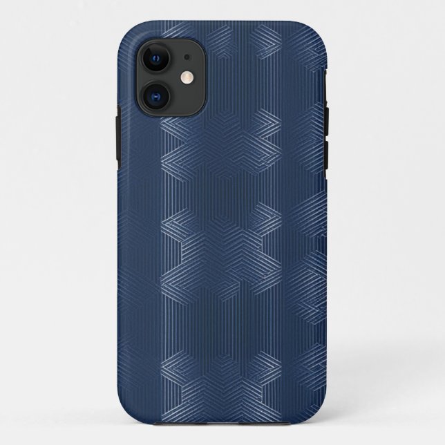Capa Para iPhone 11 Abstrato Indigo nº 2 (Verso)